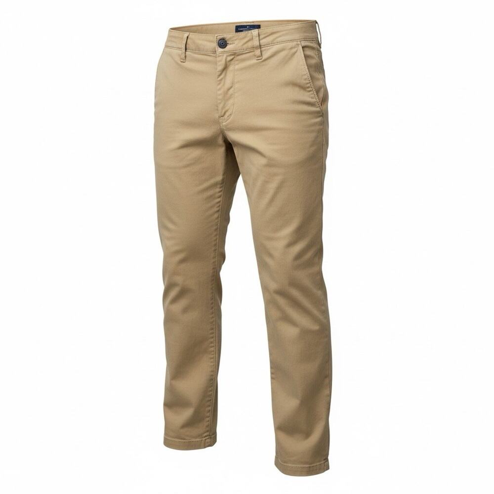 American Eagle Men Khaki Pants 34/30 Chino Original Straight Casual Comfort A271